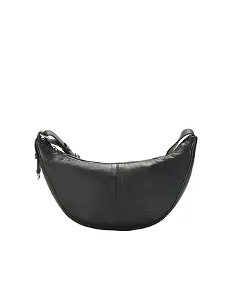 LIEBESKIND BERLIN | Bolso de cuero - Bolso Hobo MOON Small | schwarz
